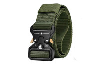Tactical belt with quick release buckle