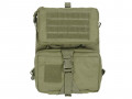 Back panel MOLLE Double pouches Green