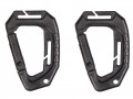 Carabiner 2pack Tactical MOLLE Black