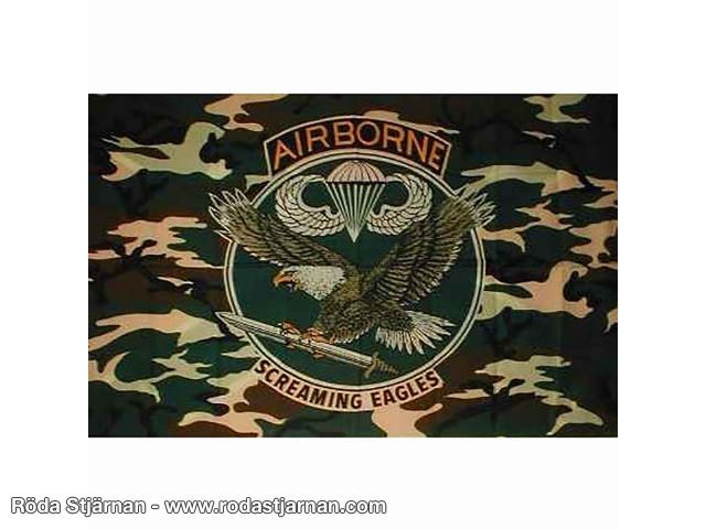 Flagga Airborne Screaming Eagles 1 x 1,5 m