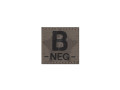 Klogear B Neg Blodtype RAL7013 patches