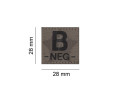 Klogear B Neg Blodtype RAL7013 patches