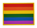 Pride Rainbow Flag borrelås PVC