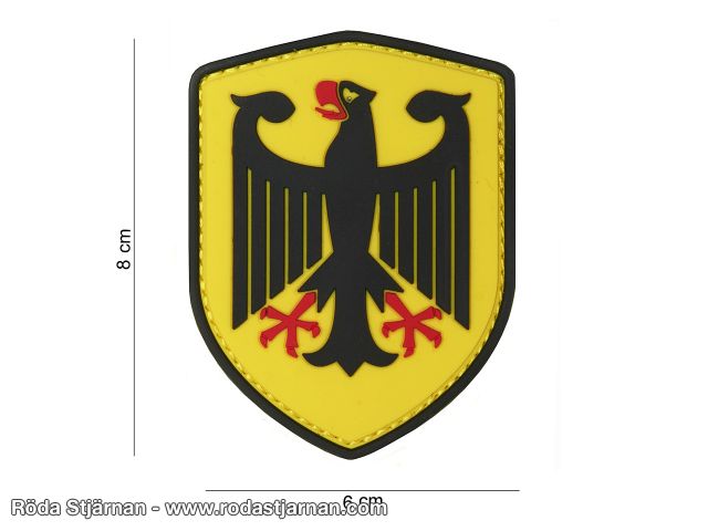 PVC 3D Tyskland Adler patch