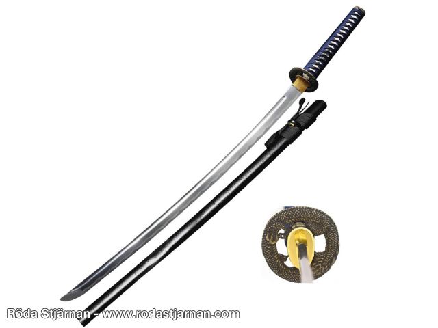 Snake Eye katana med trestativ sverd