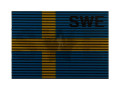 Sverige Patch IR Vevd