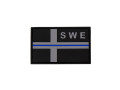 SWE PVC-flagg Thin blue line Swat patches