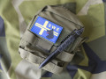 SWE PVC Flagg Tynn blå linje K9 Full farge patches