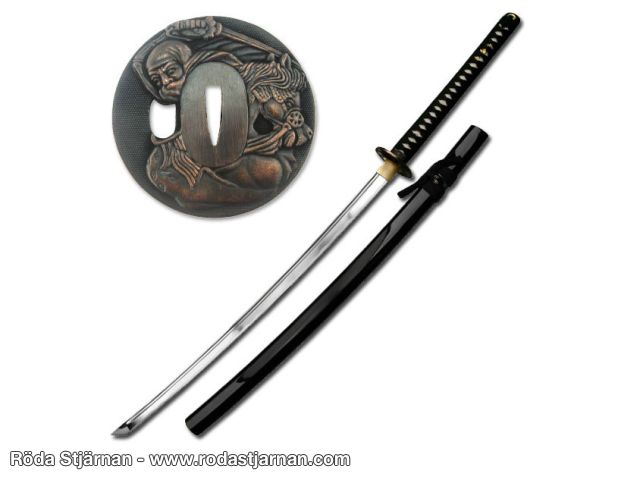 Ten Ryu håndsmidd Katana – Uesugi Kenshin & sverdstativer sverd