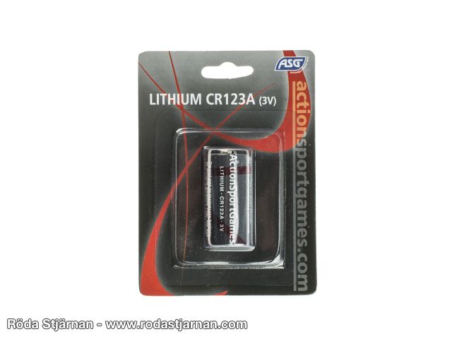 ASG CR123A 3V litiumbatteri