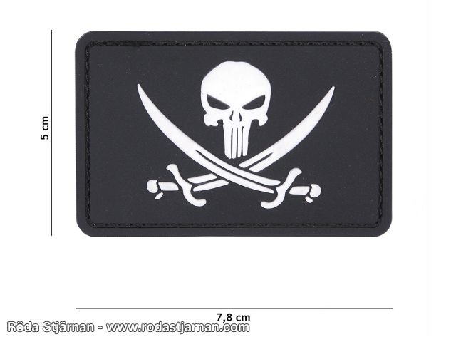 Piratflagg PVC patch