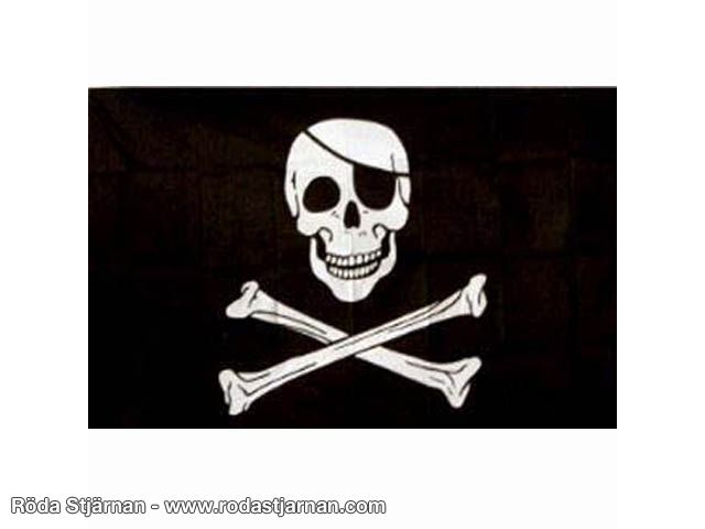 Stort piratflagg Jolly Rogers