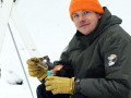 Goatskin glove yellow civilian gloves