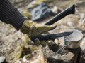 Goatskin glove yellow civilian gloves