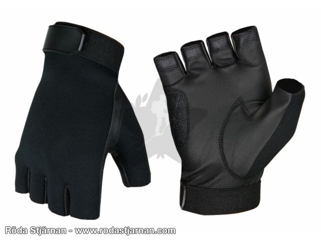 Invader Gear Half Finger Shooting Gloves Svart