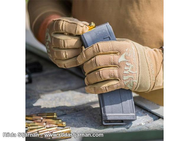 Gants Tactiques Helikon-Tex Range Hard – Cuir Et Nylon – Noir/Gris Ombre – Airsoft, Chasse, Travail