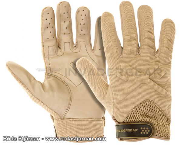 Invader Gear Shooting Gloves Tan stridshandskar