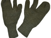 Svenske Forsvarets Three Finger Gloves Ull