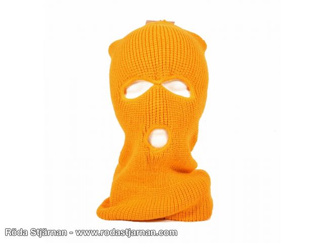 Balaclava 3 hål Orange