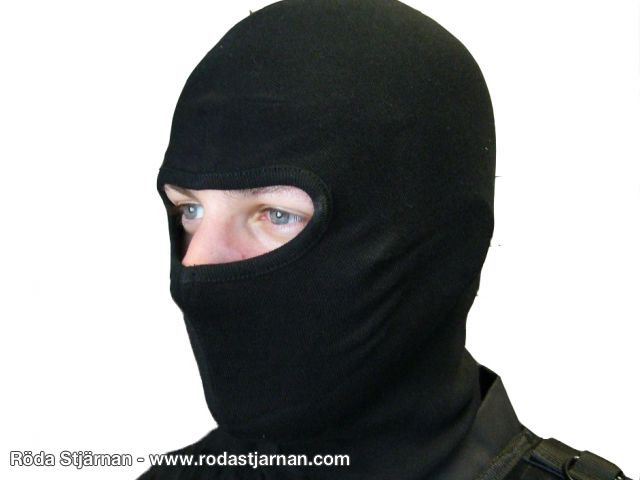 Balaclava / Hjälmunderlag Svart