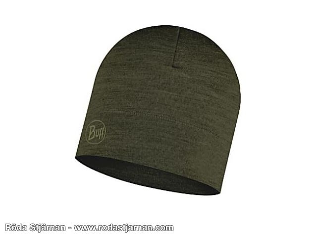 Buff Lightweight Merino Beanie Solid Bark watchcaps