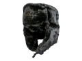 Fur Hat Ushanka Black watchcaps
