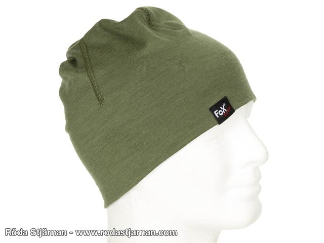 MFH Ultralight Merino Cap Green watchcaps