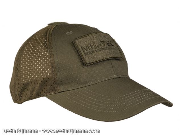 Mil-Tec Contractor Cap Mesh Grön