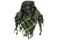 Palestinian scarf Green/Black with skulls