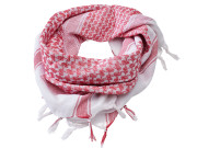 Palestinian scarf red/white shemagh