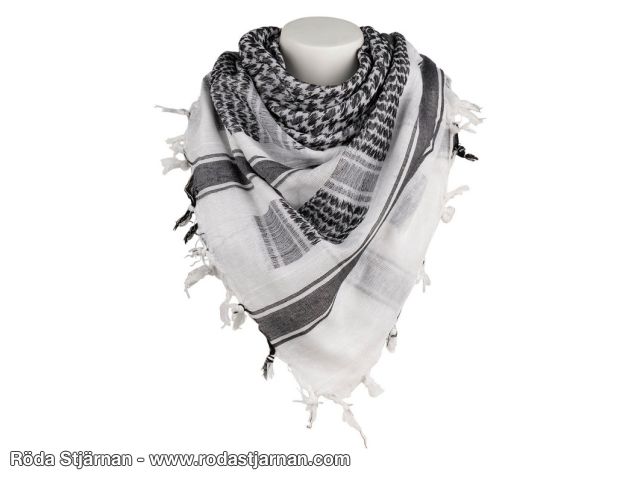 Palestinian scarf white and black finely woven keffiyeh in cotton keffiyeh palestinian scarf