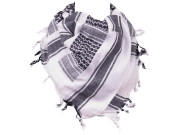 Shemagh shawl Black/White