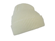 Watch cap Coarse knit White