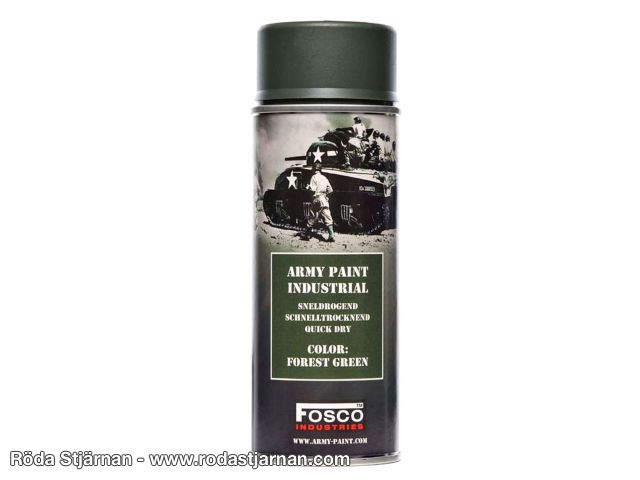 Fosco Sprayfärg Forest Green RAL 6031 färg och spray