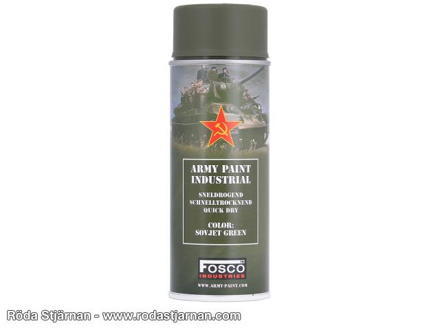 Fosco Sprayfärg sovjetgrön färg och spray