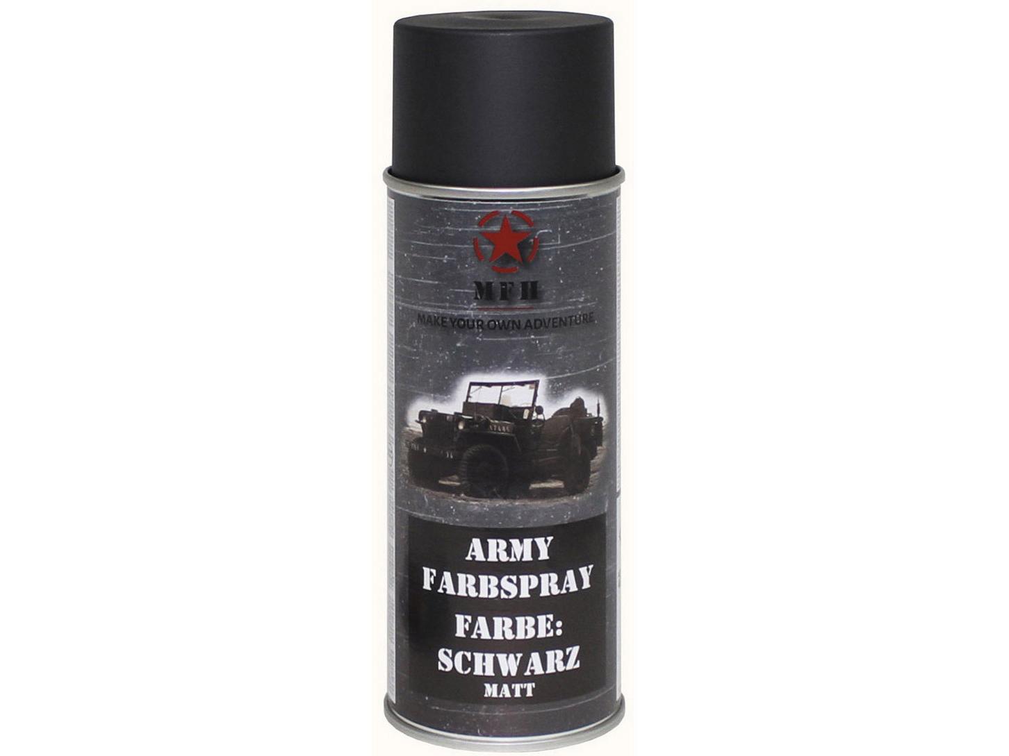 Product Image for MFH Sprayfärg Army Svart Matt RAL9021