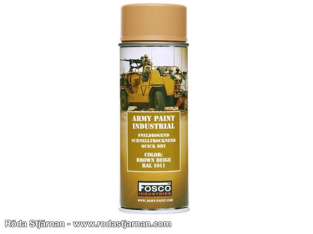 Fosco Spraymaling brunbeige RAL 1011 maling og spray