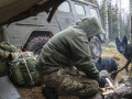 101INC Tactical Fleece Huva Grön t-shirts och tröjor