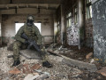 101INC Tactical Fleece Huva Grön t-shirts och tröjor