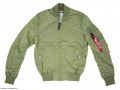 Alpha Industries MA-1 TT Sage Green Dam jackor