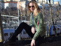 Alpha Industries MA-1 TT Sage Green Dam jackor