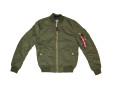 Alpha Industries MA-1 VF PM Dark Green Dam jackor