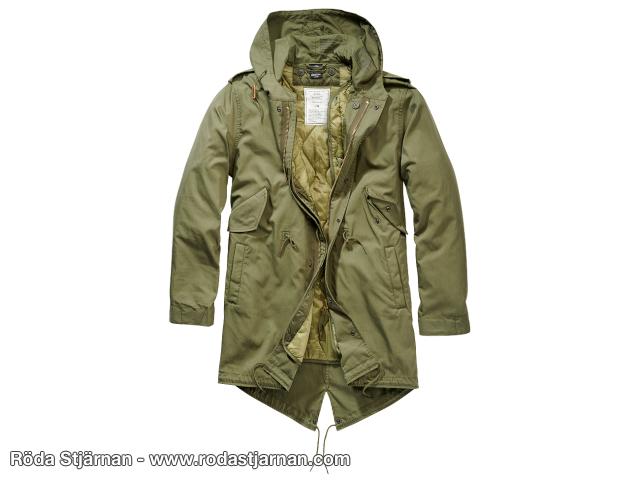 Brandit US M51 Fishtail Parka grön jackor