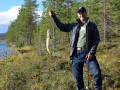 Fältbyxa M90 Marinblå byxor