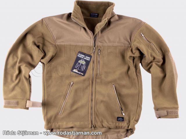 Helikon Tex Classic Army Fleecejacka Coyote Utgående Röda Helikon Tex Classic Army Fleecejacka Coyote Utgående Röda