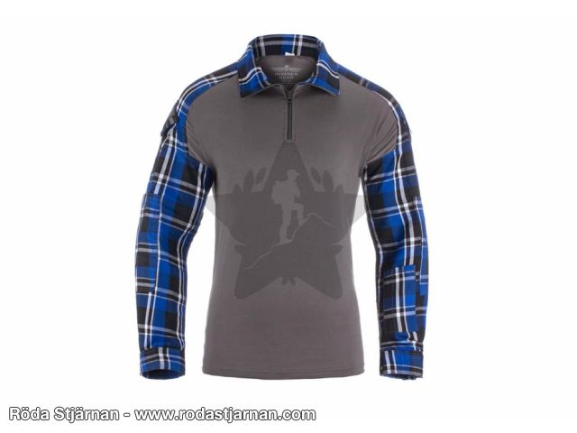 Invader Gear Flanell Combat Shirt Blå jackor