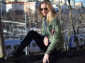 Alpha Industries MA-1 TT Sage Green Ladies jakker