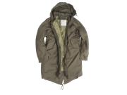 US M51 Fishtail Parka med hette grønn