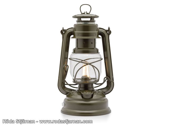 Feuerhand LED lantern Baby Special 276 BW Olive Green infinitely dimmable lantern