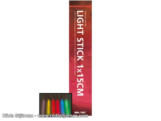 Glowstick 1X15cm Red glowsticks